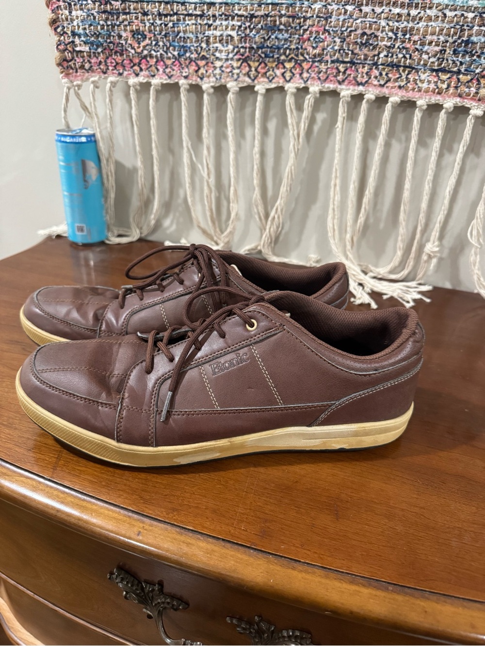 Men's Brown Slip-On Casual Loafers by Etonic